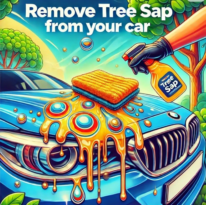 Best ways to remove tree sap from your car safely
