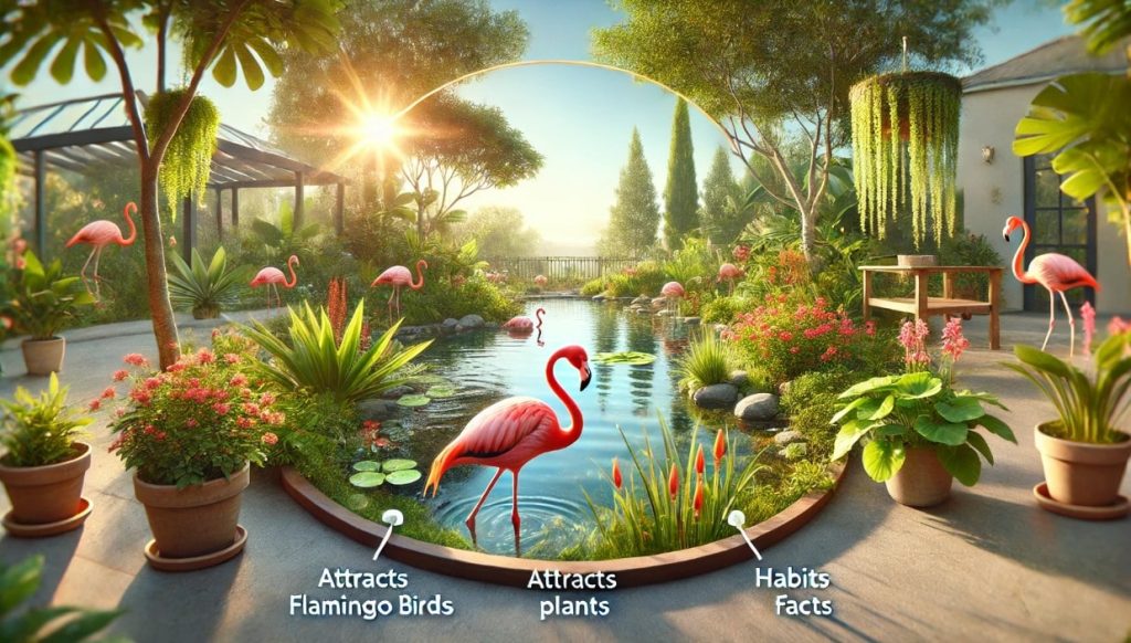 Attracts Flamingo Bird In the garden Tips
