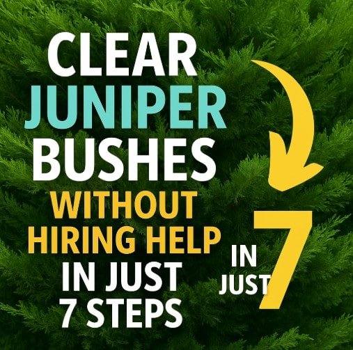 How To Get Rid of Juniper Bushes Yourself
