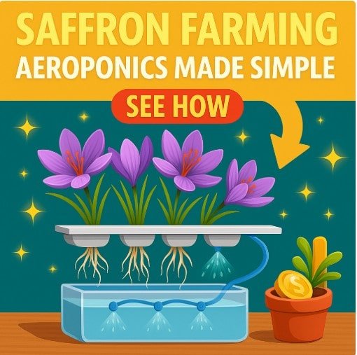 Growing Saffron Using Aeroponics