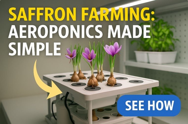 Growing Saffron Using Aeroponics