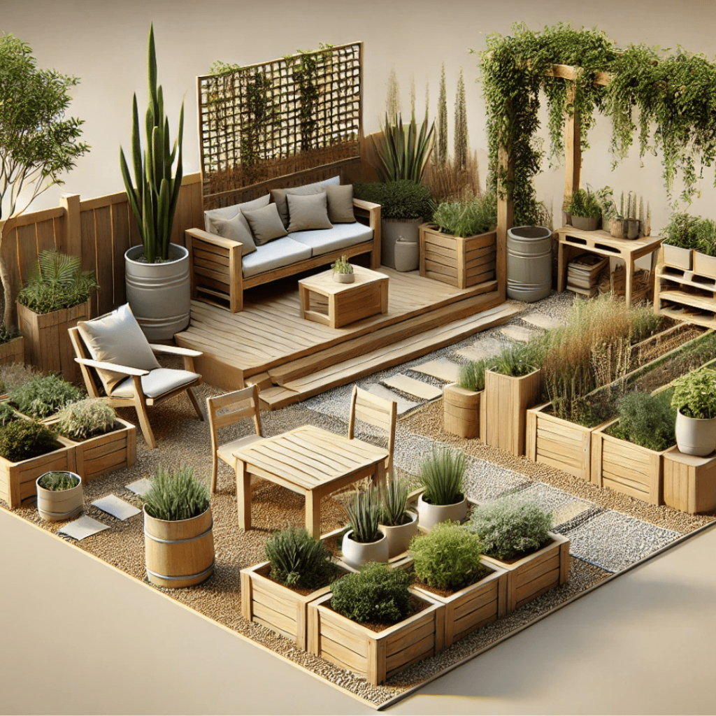 Symmetry in Garden Design Rules