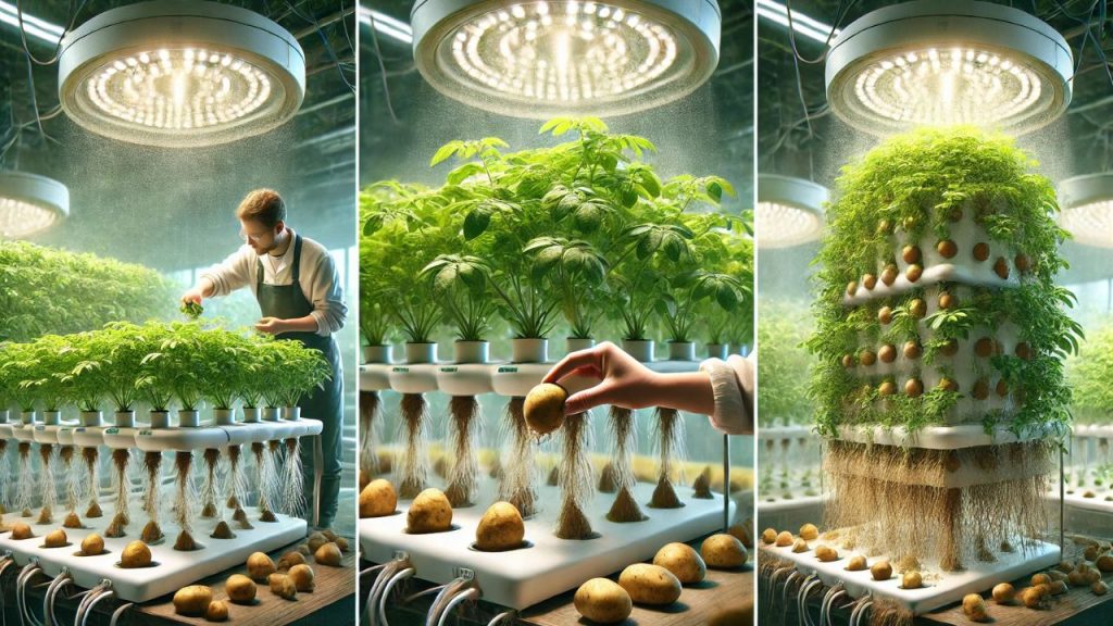 How To Do Aeroponics Potato Farming 