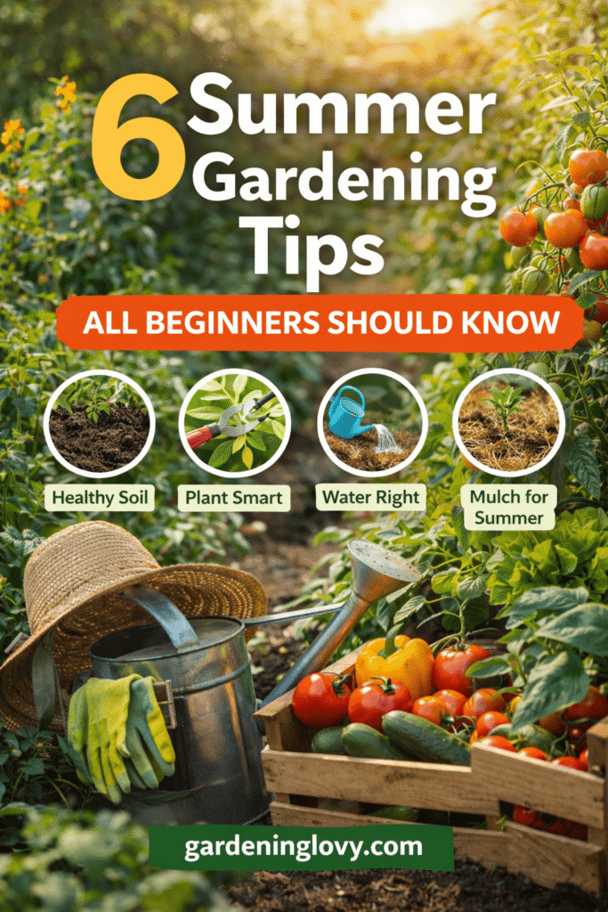 how to start a healthy garden in summer