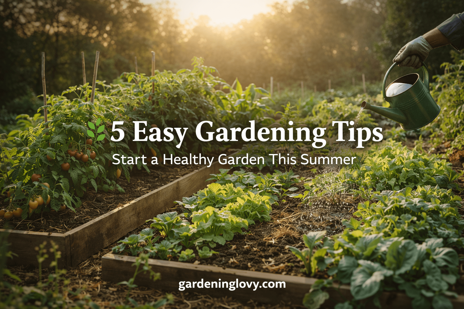 5 Easy Gardening Tips for Summer