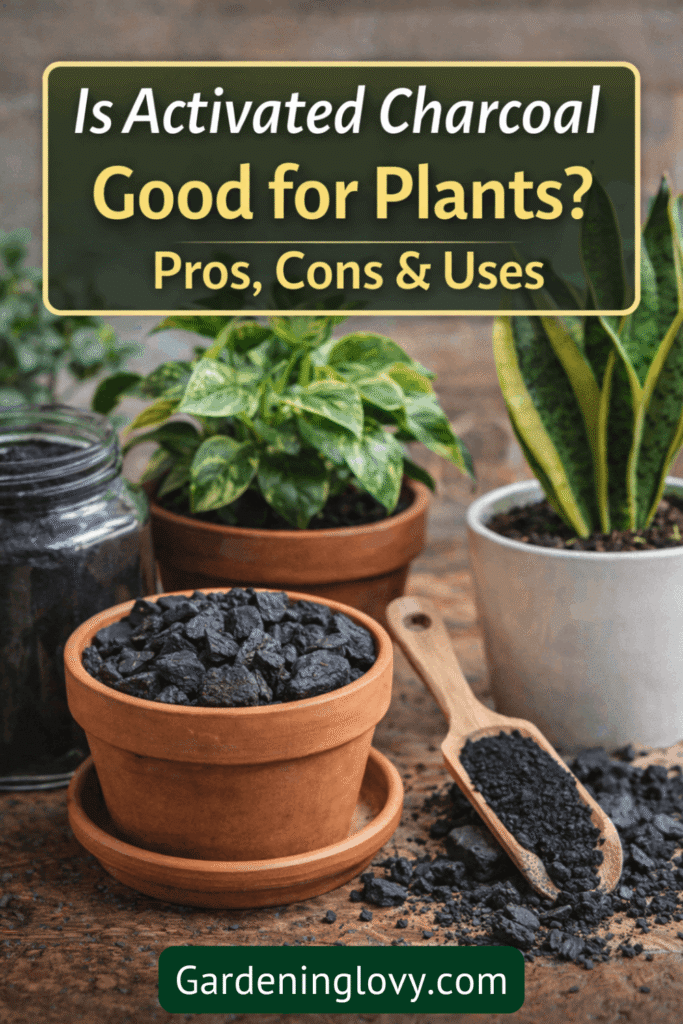 Activated Charcoal benefits on plants 