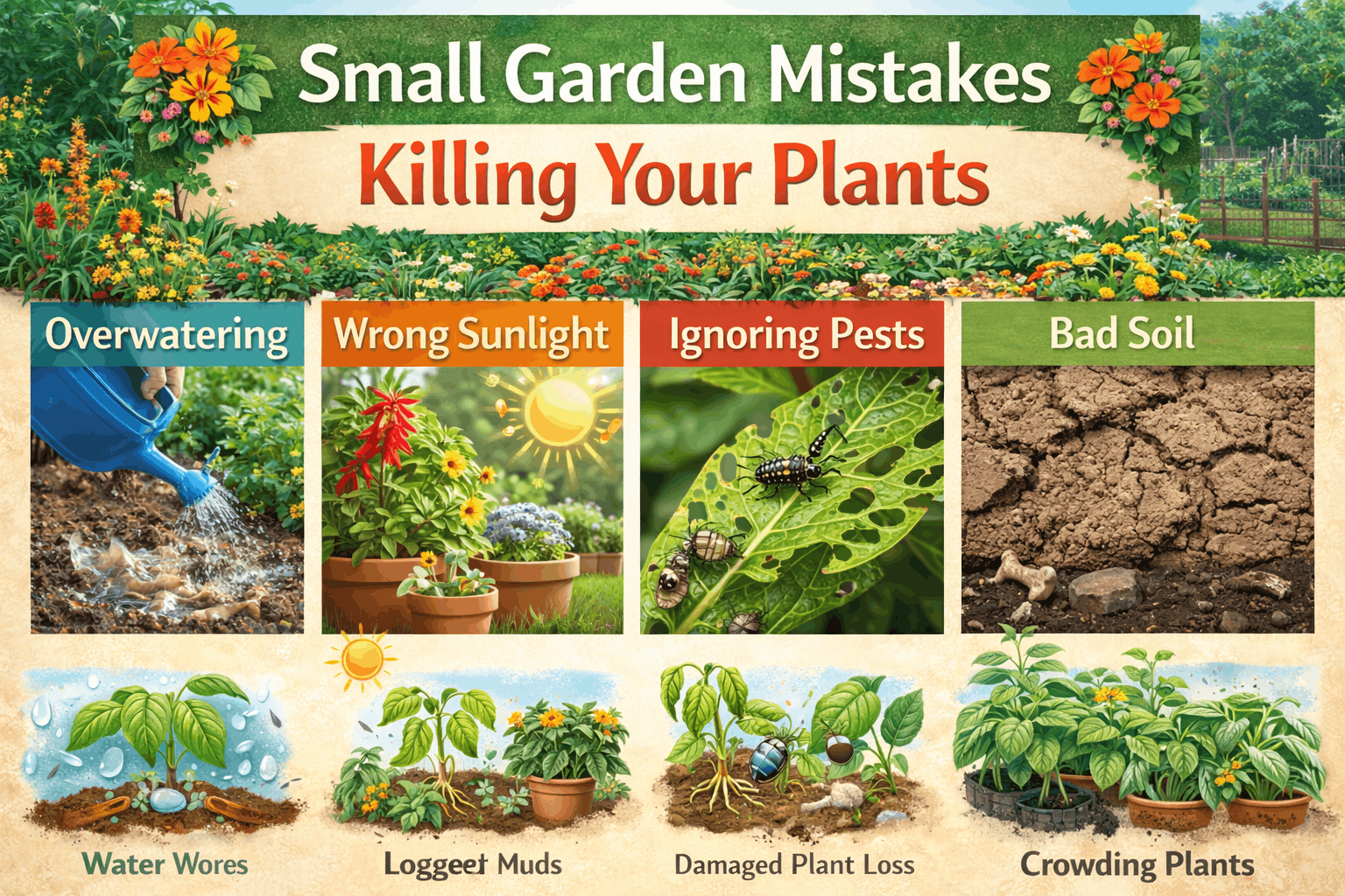 small garden mistakes that are silently killing your plants
