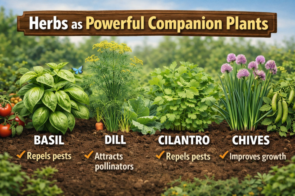 Herbs as Powerful Companion Plants make wide image simple not too many things Herbs as Powerful Companion Plants make wide image simple not too many things