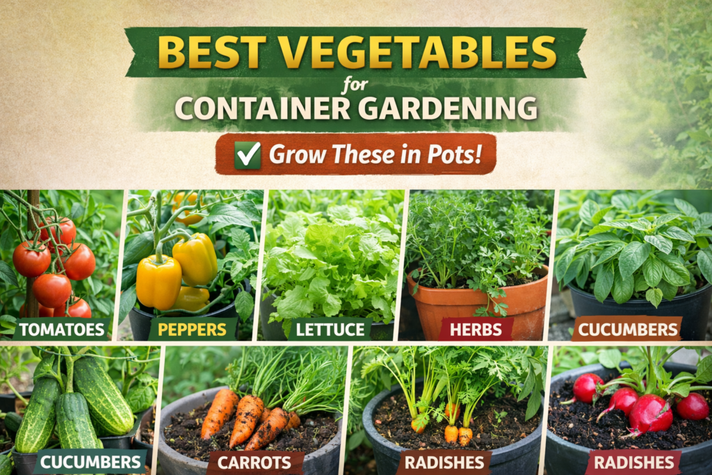 Easy Vegetables to Grow in Containers on a Balcony or Patio