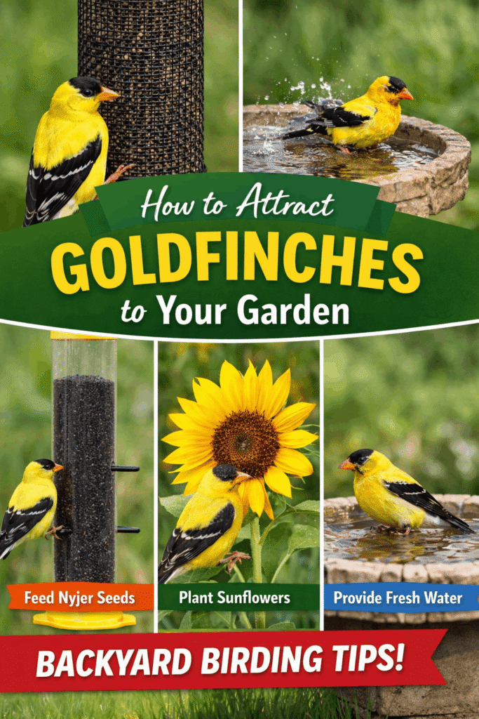 goldfinch habitat garden ideas
