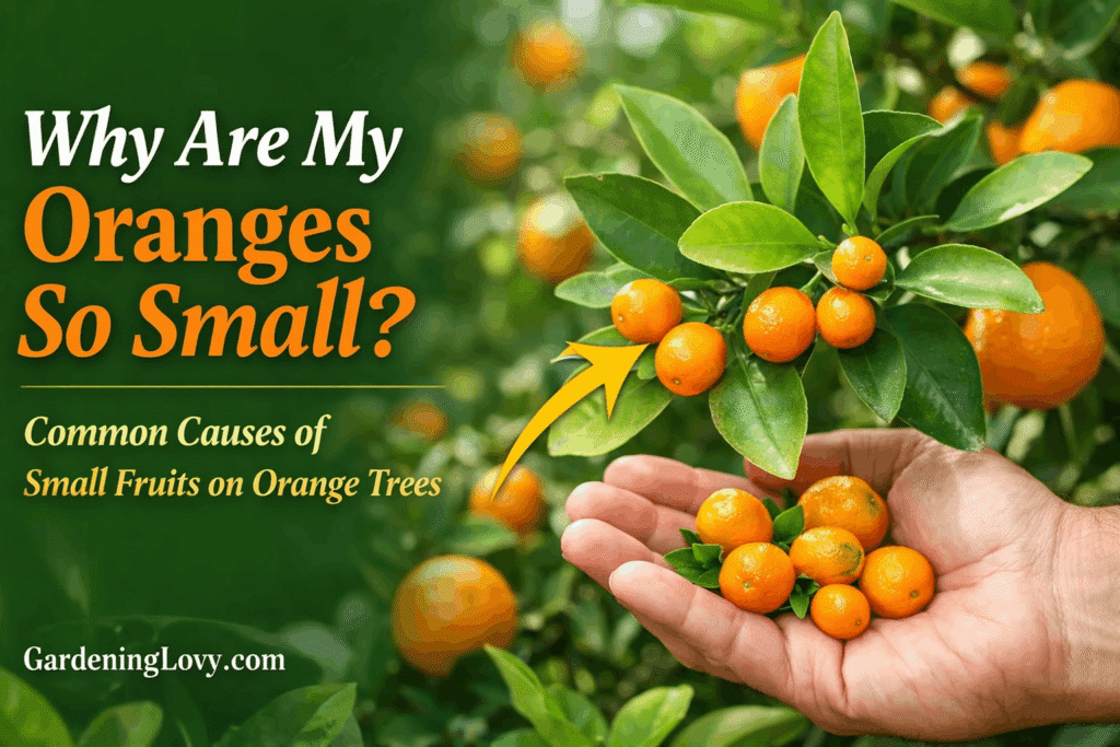 Orange Tree Small Fruit Smart Fixes