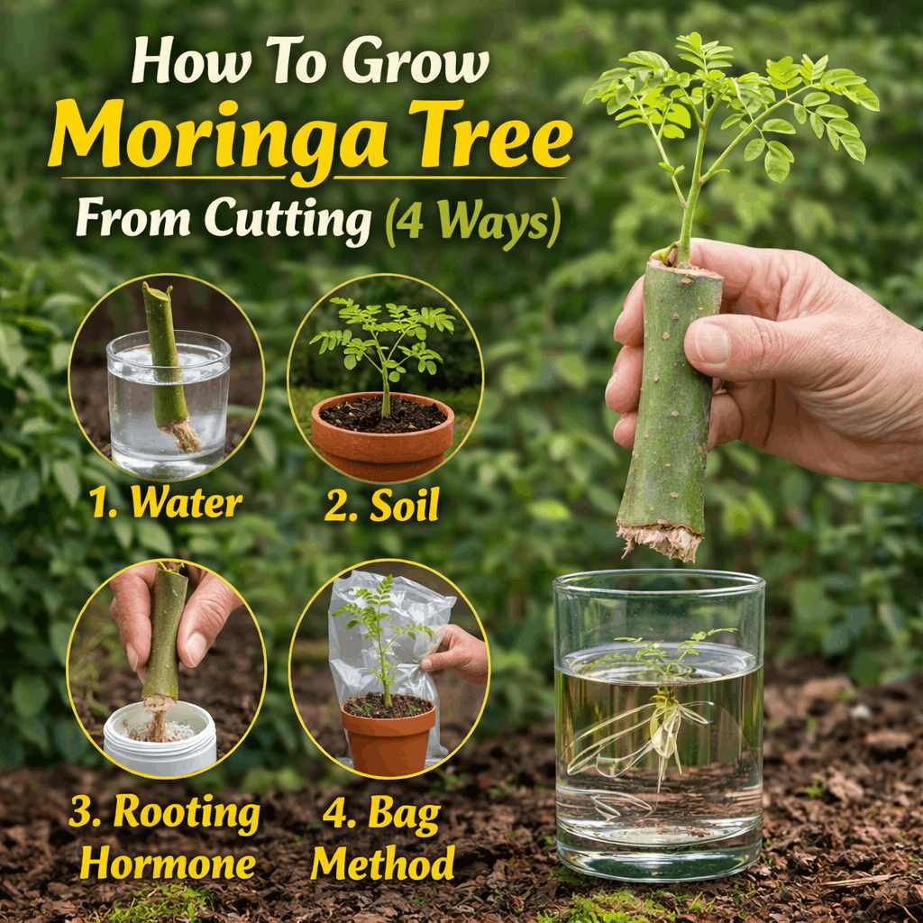 Grow Moringa Tree From Cutting