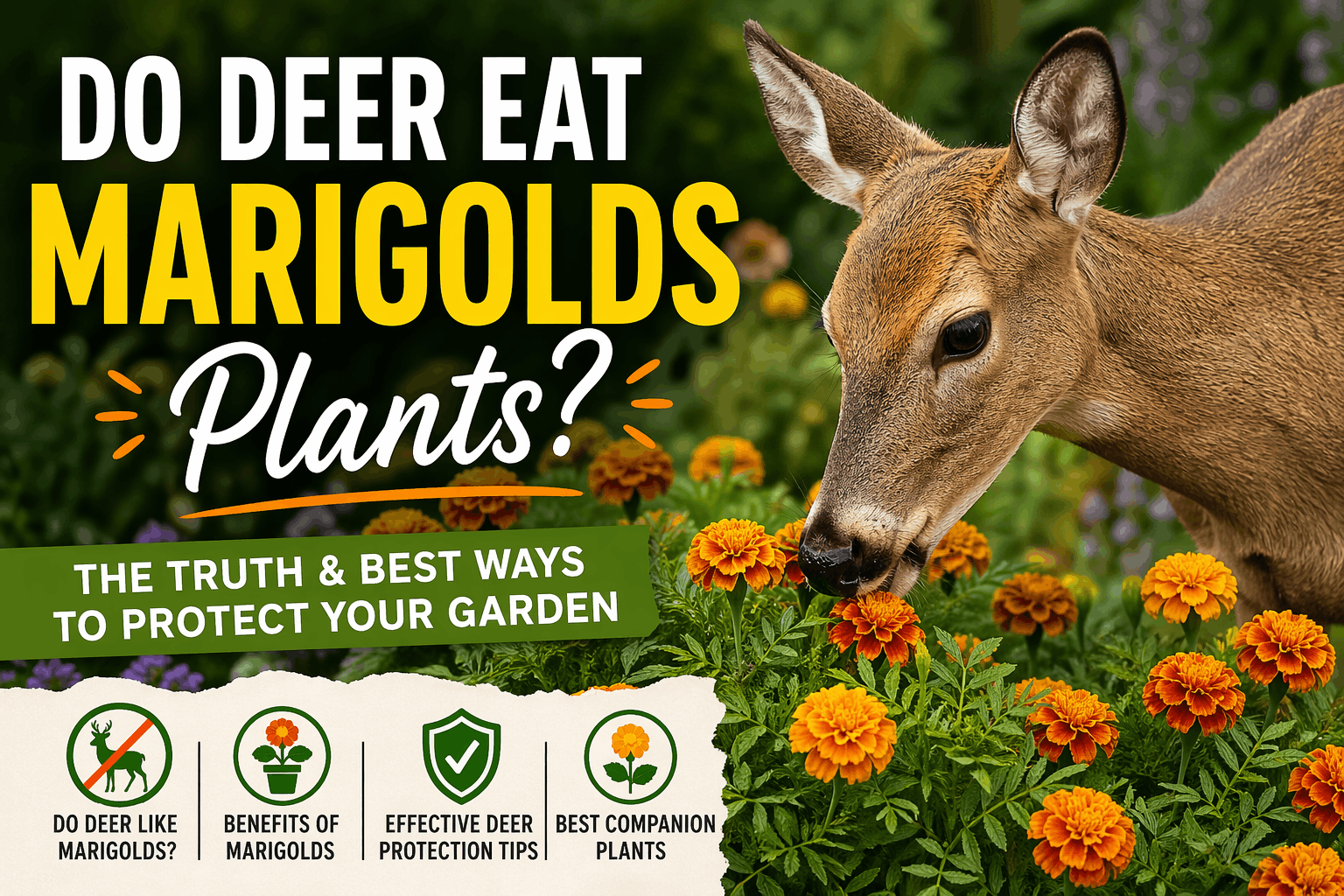 Do Deer Eat Marigolds Plants and how to safeguard