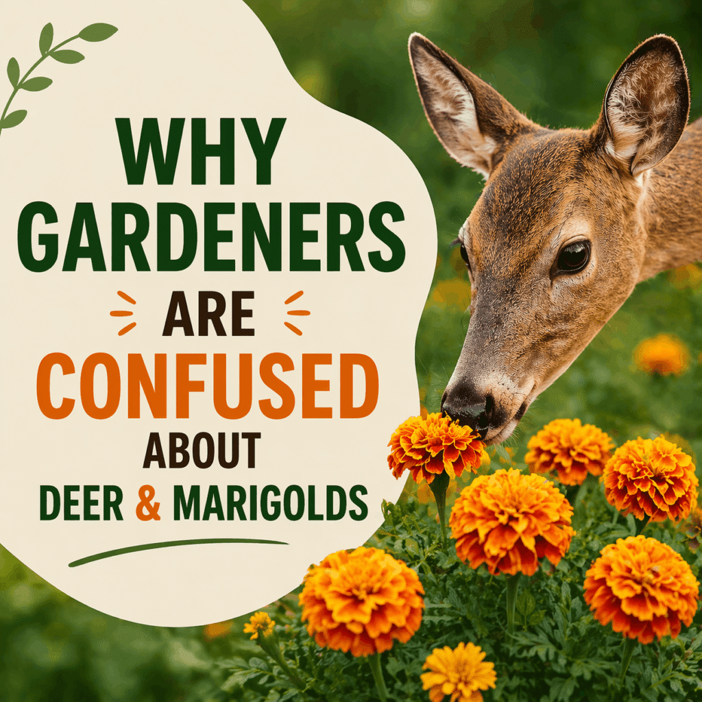 Why Gardeners Are Confused About Deer & Marigolds