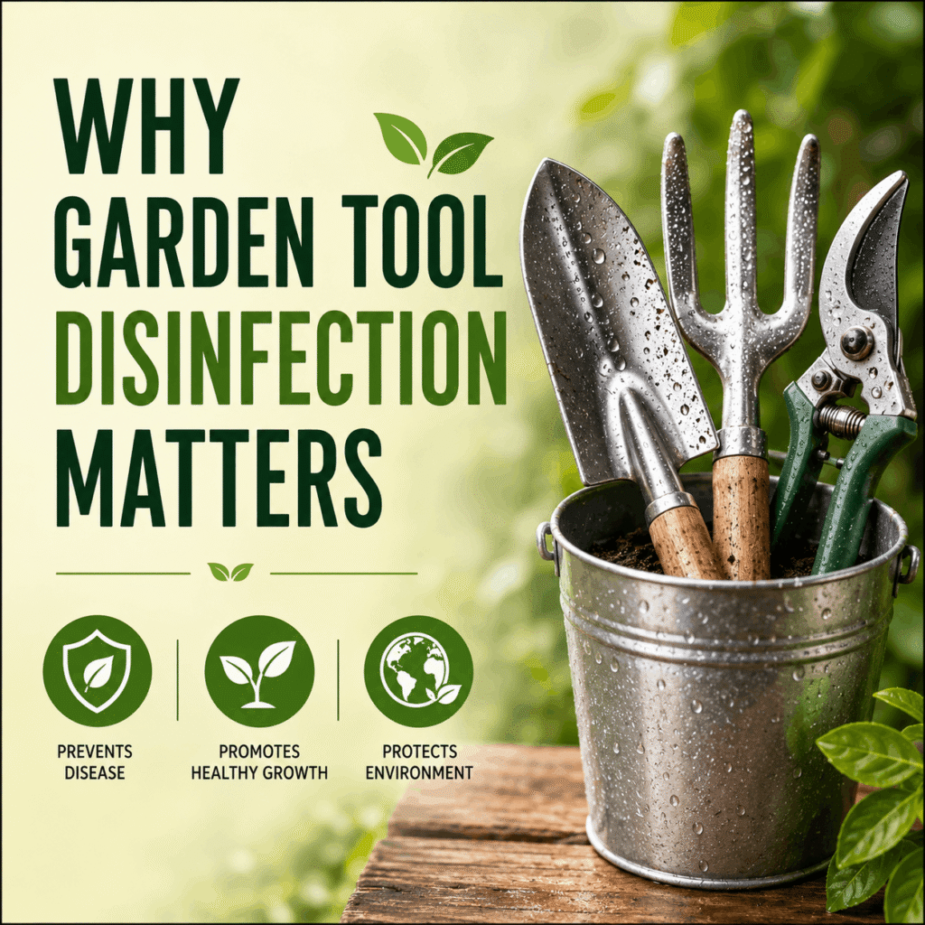 how to sanitize garden tools