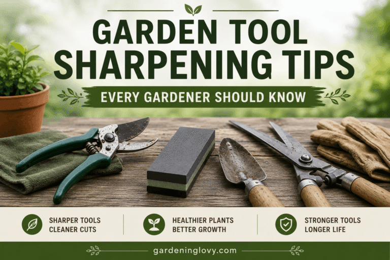 Sharpen Garden Tools Like a Pro