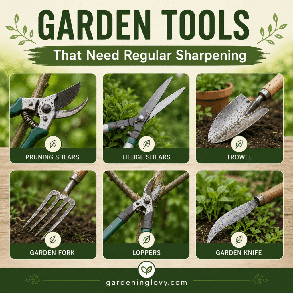 Sharp Tools Better Gardening