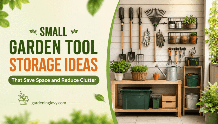 Small Garden Tool Storage Ideas That Save Space and Reduce Clutter