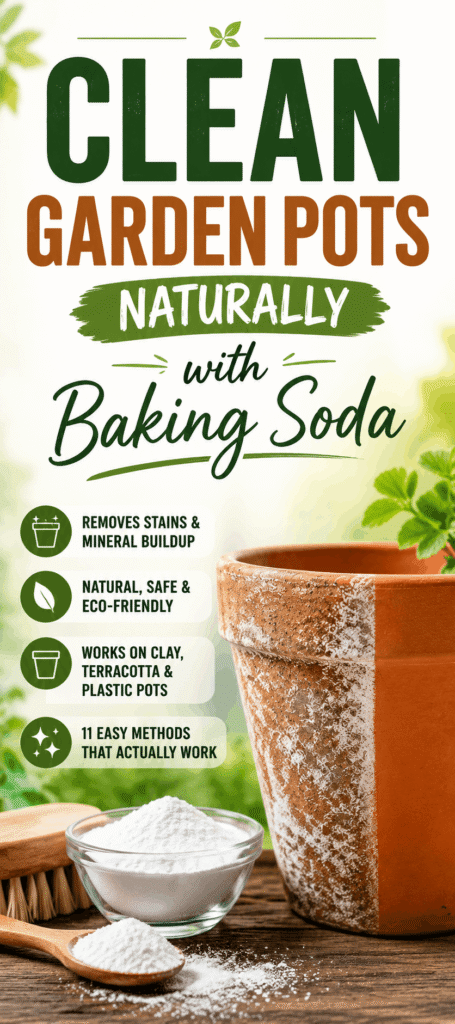 homemade garden pot cleaner