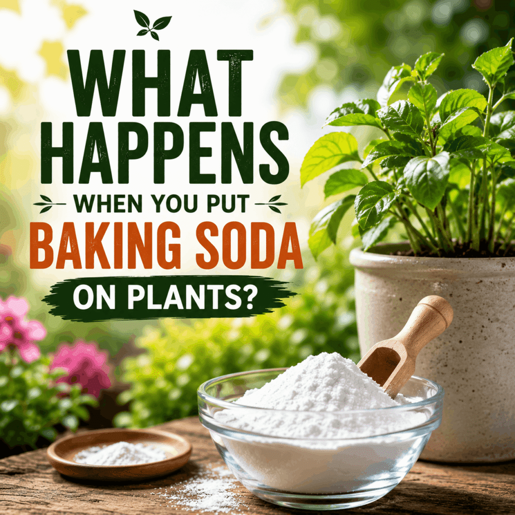 Natural garden remedies using baking soda to solve common plant problems