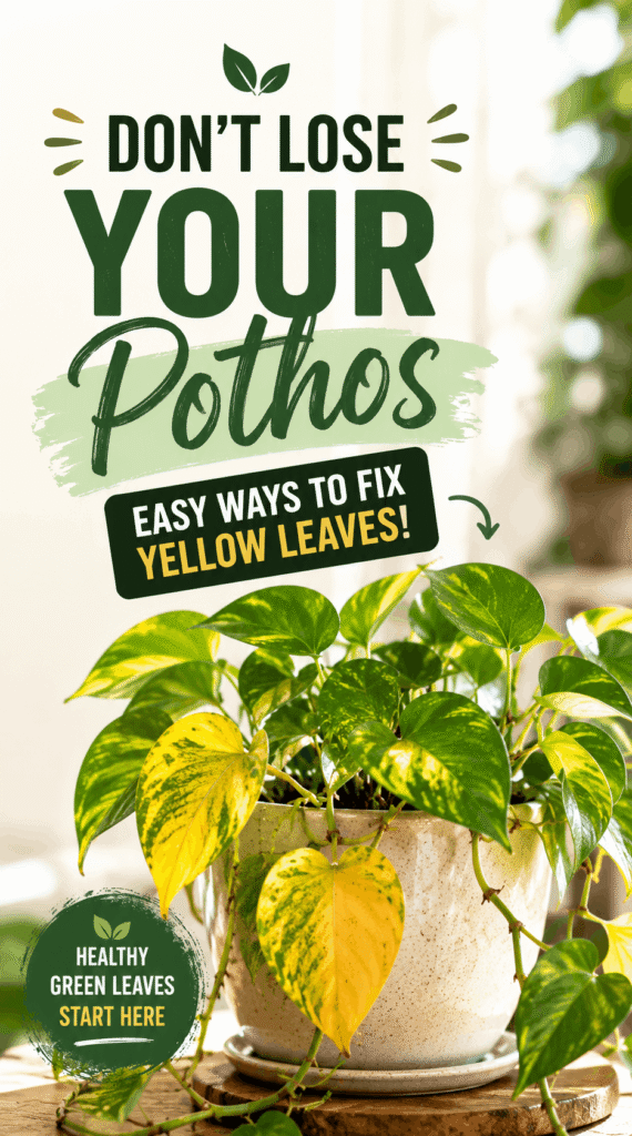 Why are my pothos leaves turning yellow