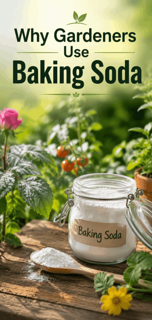 WHY GARDENERS
LOVE BAKING SODA