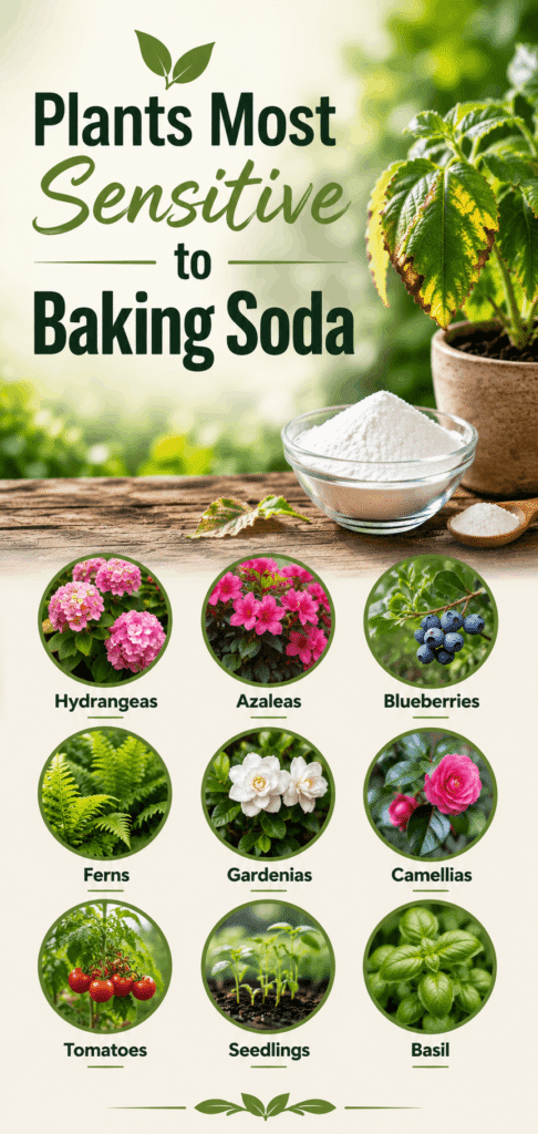 Plants Most Sensitive to Baking Soda