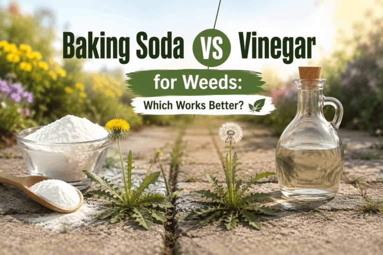 baking soda vs vinegar for weeds