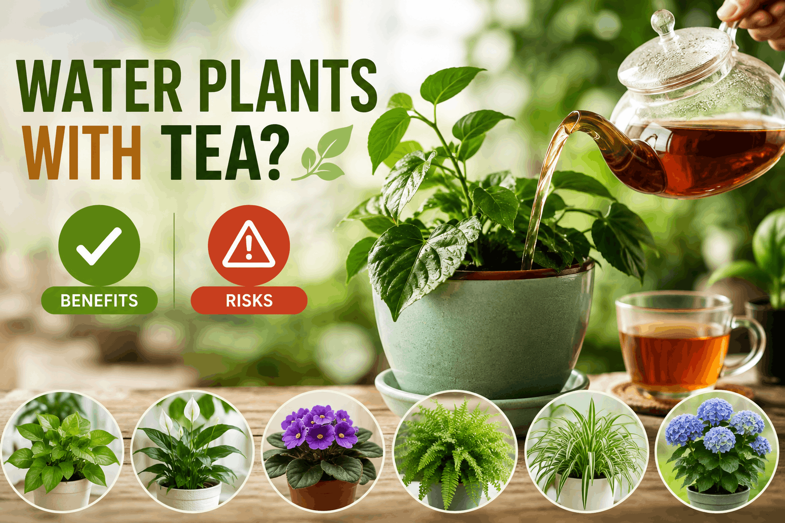 Can You Water Plants With Tea