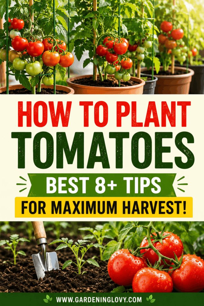 Smart ways to plant tomatoes