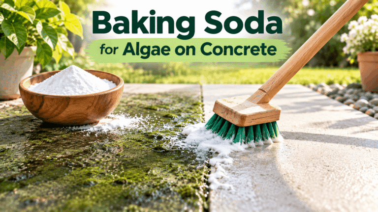 How To Use Baking Soda for Algae on Concrete