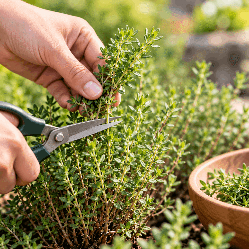 How to Cut Thyme Without Killing the Plant