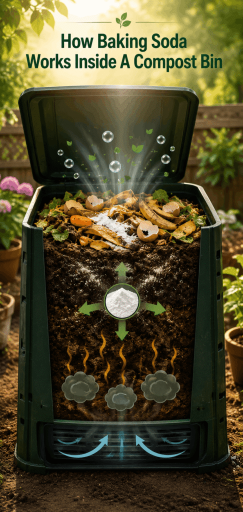 Baking Soda Works Inside A Compost Bin