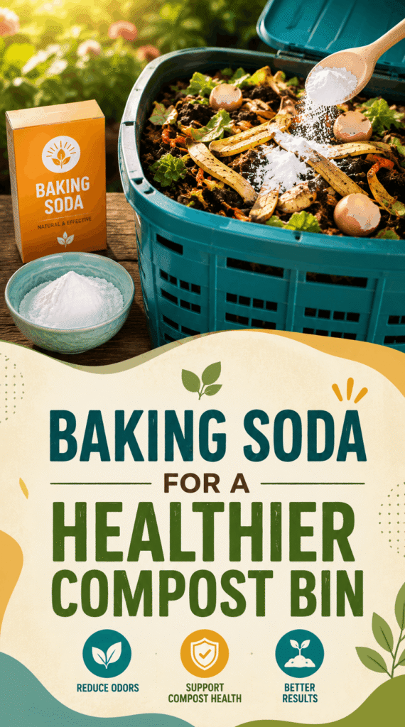 baking soda for garbage bins