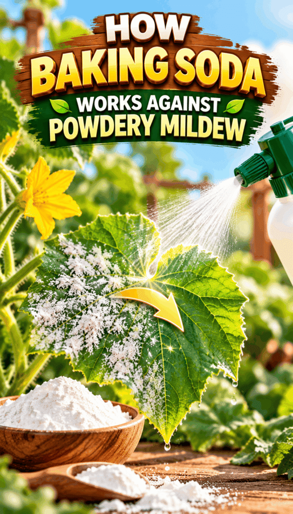Baking Soda Battles Powdery Mildew