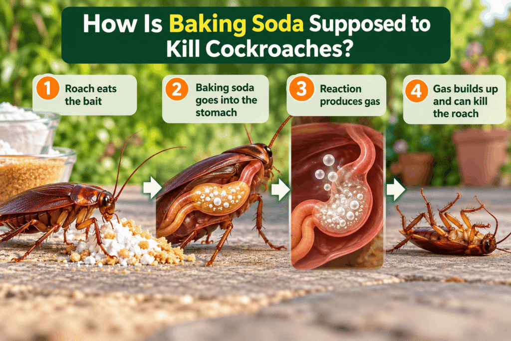 How Is Baking Soda Supposed to Kill Cockroaches